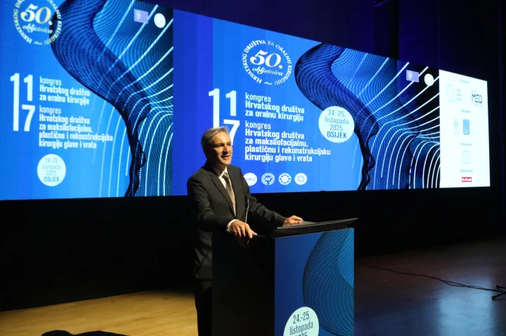 Osijek, 24. 10. 2025, KD Franjo Krežma, Kongres oralne kirurgije i MFK, otvorenje.snimio GOJKO MITIĆ