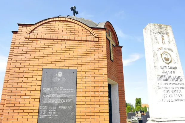 28.06.2012., Borovo Selo - Grob Vukasina Vuleta Soskocanina, cetnickog zapovjednika obrane Borova sela.rPhoto: Goran Ferbezar/PIXSELL