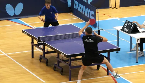 Osijek, 14.10. 2023., Dvorana Gradski vrt, stolni tenis, memorijal, memorijal Matija GregicSNIMIO BRUNO JOBST