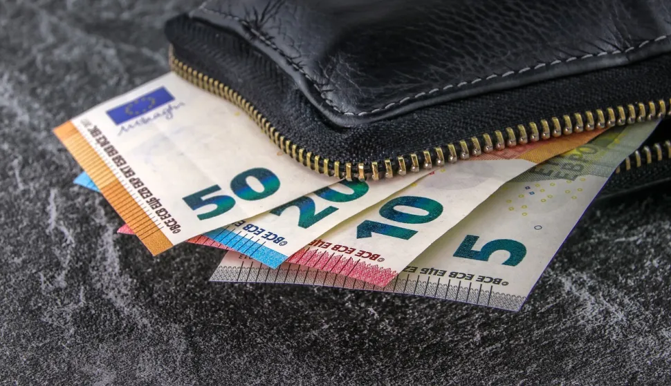 euro novčanik novac novčanice