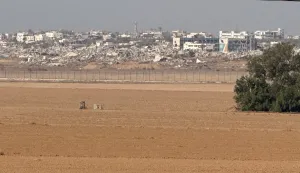 Pogled iz Izraela prema Pojasu Gaze, na području gdje je sve počelo 7. listopada 2023.reportaža izrael toni perinić