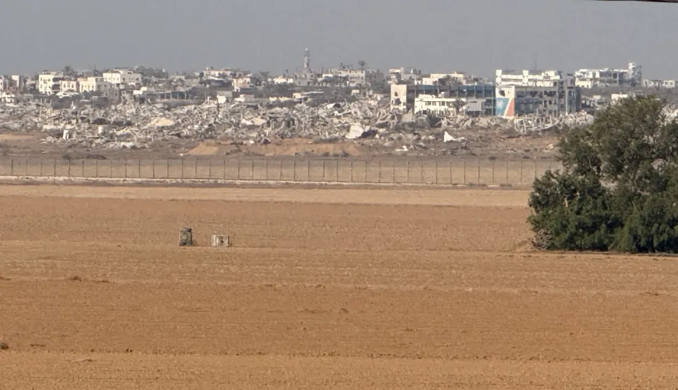 Pogled iz Izraela prema Pojasu Gaze, na području gdje je sve počelo 7. listopada 2023.reportaža izrael toni perinić
