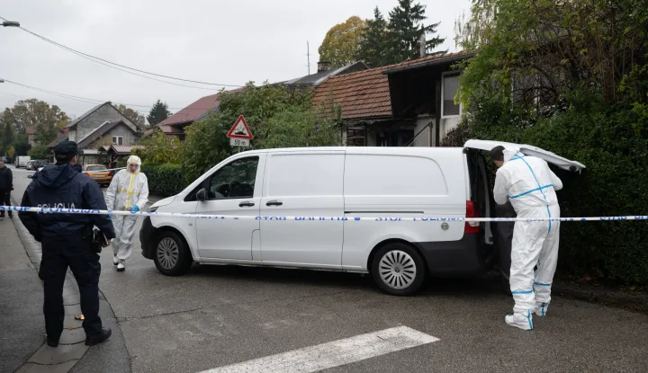 26.10.2025., Zagreb - Policijski ocevid i kriminalisticko istrazivanje nakon ubojstva u ulici Lipicki put u zagrebackom naselju Vrapce. Photo: Davor Puklavec/PIXSELL