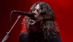 SP - SAO PAULO - 12/09/2023 - SAO PAULO, ARQUIVO, THE TOWN, 1ST EDITION, DAVE GROHL, FOO FIGHTERS - Dave Grohl, lead singer of the American band Foo Fighters during a performance on the Skyline stage at the 1st edition of the music festival The Town, on September 9, 2023, at the Autodromo de Interlagos in Sao Paulo. Photo: Suamy Beydoun/AGIF/Sipa USA Photo: AGIF/SIPA USA