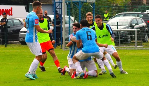 VUKOVAR 1991 - CIBALIA 0:1NOGOMETAŠI CIBALIJERUJAN 2025FOTO: Filip Knezović
