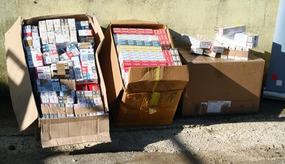 Prgomet- 28.10.2025.-Akcija uništavanja zaplijenjenog duhana i duhanskih prerađevina, kojoj će nazočit pomoćnik ravnatelja Carinske uprave Tihomir Žegrec.foto HINA/ Mario STRMOTIĆ/ms 