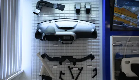 09.02.2023., Zagreb - U prostoru tvrtke AD Plastik, Jankomir 5 odrzano je svecano urucenje Ford Q1 certifikata zagrebackoj tvornici AD Plastik grupe. Ford Q1 certifikat smatra se pokazateljem izuzetne kvalitete u automobilskoj industriji diljem svijeta i dodjeljuje se dobavljacima koji su postigli izvrsnost prema različitim kriterijima. Photo: Davor Puklavec/PIXSELL