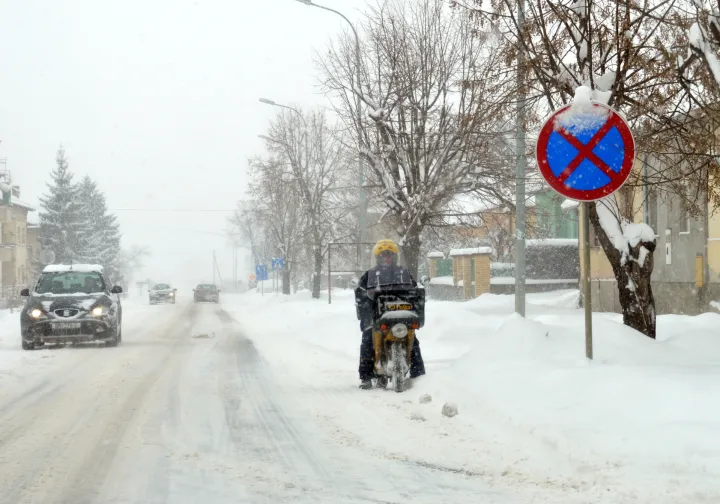 Snijeg u Belom Manastiru 2018. godine