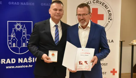 Nagrađeni darivatelji krvi: Dudjak i Kubinčanin dali su krv 125 puta