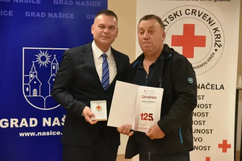 Nagrađeni darivatelji krvi: Dudjak i Kubinčanin dali su krv 125 puta