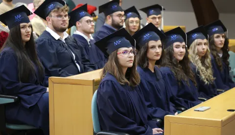 Osijek, 30. 10. 2025., Medicinski fakultet Osijek, MFOS, promocija, promocija diplomiranih studenata Medicinskog fakulteta Osijek, SNIMIO BRUNO JOBST