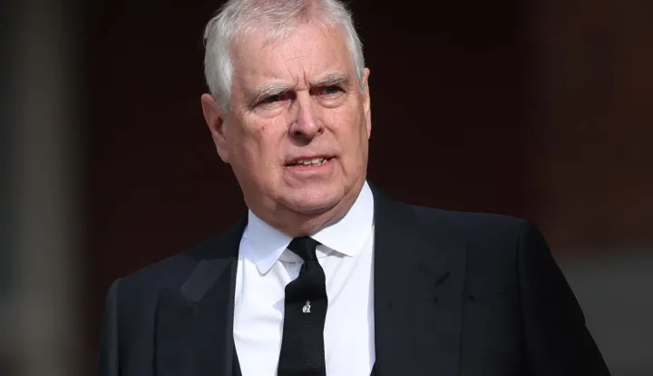 epa12461095 (FILE) - Britain's Prince Andrew departs Westminster Cathedral in London, Britain, 16 September 2025 (reissued 17 October 2025). Prince Andrew gives up his title of the Duke of York and the membership in the Order of the Garter, due to his links to the Jeffrey Epstein scandal, as he announced in a statement on 17 October 2025. EPA/NEIL HALL