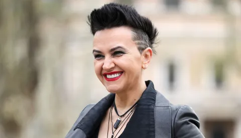 19.04.2023.,Zagreb - Pjevavica Amira Medunjanin Photo: Emica Elvedji/PIXSELL