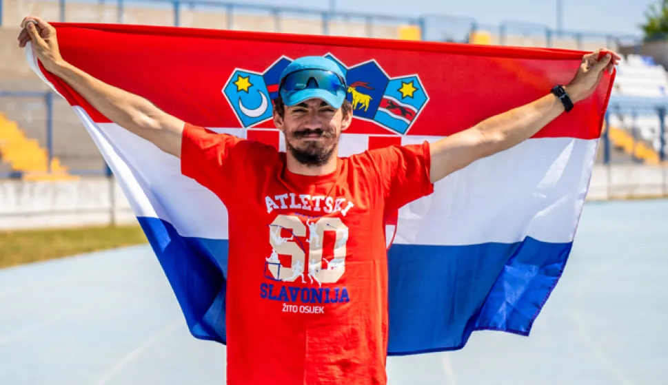 Lovro Nedeljković na Prvenstvu BalkanaAK SLAVONIJA ŽITO