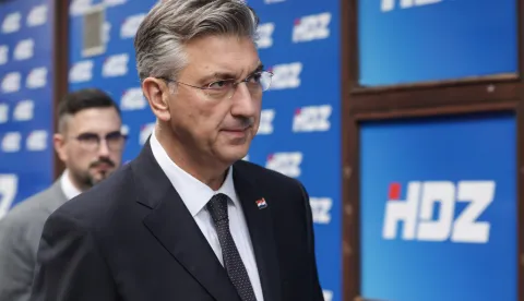 Zagreb, 03.11.2025.- Zajednička sjednica Predsjedništva i Nacionalnog odbora HDZ-a. Na fotografiji Andrej Plenkovićfoto HINA/ Admir BULJUBAŠIĆ/ abu