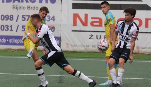 Bjelo Brdo, 16. 08. 2025, Igrali&scaron;te u Bijelom Brdu, nogomet, BSK Bjelo Brdo - Opatija, SuperSport Prva liga.snimio GOJKO MITIĆ
