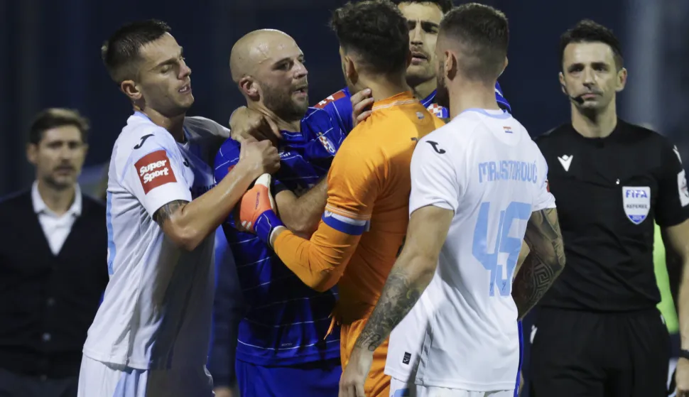 Zagreb, 01.11.2025. - Utakmica 12. kola HNL-a Dinamo - Rijeka. foto HINA/ Lana SLIVAR DOMINIĆ/ lsd