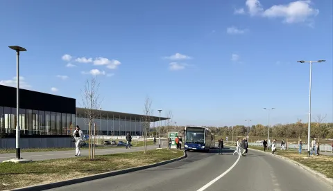 Osijek, 06. 11. 2025., Opus Arena, Specijalna jedinica policije "Orao" Osijek, naziv uliceSNIMIO BRUNO JOBST