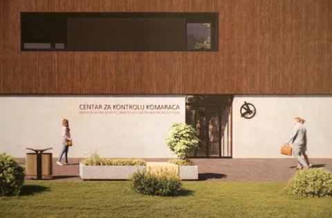 Osijek, 09. 07. 2025., Trg A. Starčevića 2, MOSQUITOLAB, ugovor o financiranju, Centar za kontrolu komaraca, izgradnja, NZJZ OBŽ, vizual; lokacija; Drinska ulica SNIMIO BRUNO JOBST