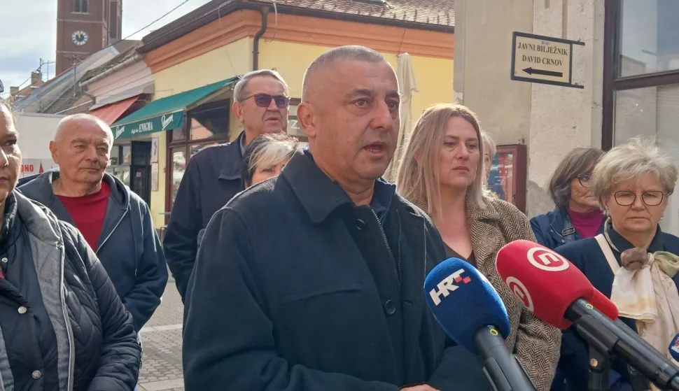 ĐakovoPresica koalicije Zajedno za Đakovo,Govori nositelj Zoran VinkovićStudeni 2025.