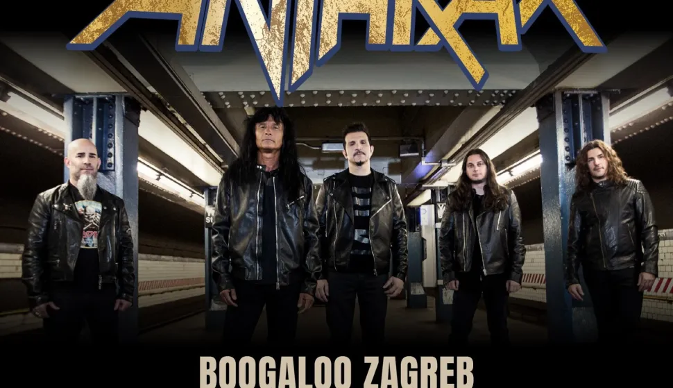 Američka grupa Anthrax, legende trash metala, stiže u zagrebački Boogaloo klub 15. lipnja 2026., što će biti prvi susret s ovdašnjom publikom nakon desetljeća