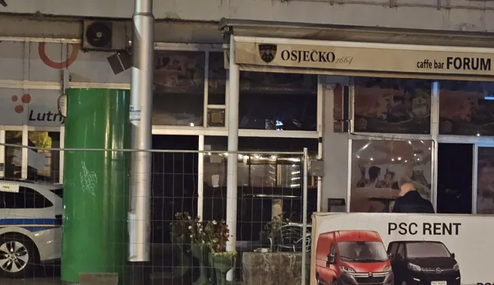 Požar u kafiću "Forum 1" na tržnici na Gajevom trgu