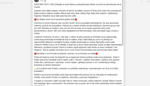 poziv na protuprosvjed u splitu, studeni 2025.