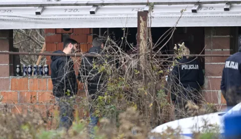 08.11.2025., Selnica Scitarjevska, Velika Gorica - 40-godisnjakinja je ostrim predmetom usmrtila 52-godisnjeg clana obitelji. Osumnjicena je pod nadzorom policije. Ocevid je u tijekom. Photo: Igor Soban/PIXSELL