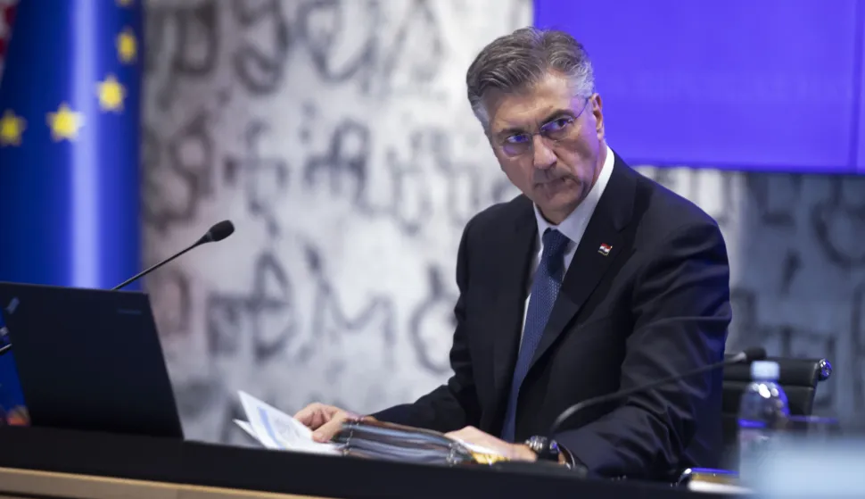 Zagreb, 05.11.2025 - jednica Vlade RH. Na fotografiji Andrej Plenković.foto HINA/ Daniel KASAP/ dk