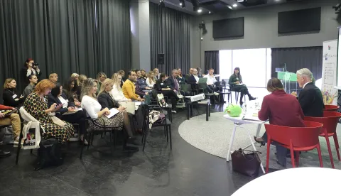 Osijek, 11. 11. 2025., KC, HAPIH, skup, otvorenje, EFSASNIMIO BRUNO JOBST