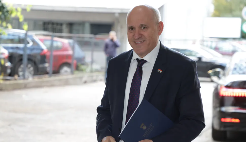 Zagreb, 03.11.2025.- Zajednička sjednica Predsjedni&scaron;tva i Nacionalnog odbora HDZ-a. Na fotografiji Branko Bačić.foto HINA/ Admir BULJUBA&Scaron;IĆ/ abu