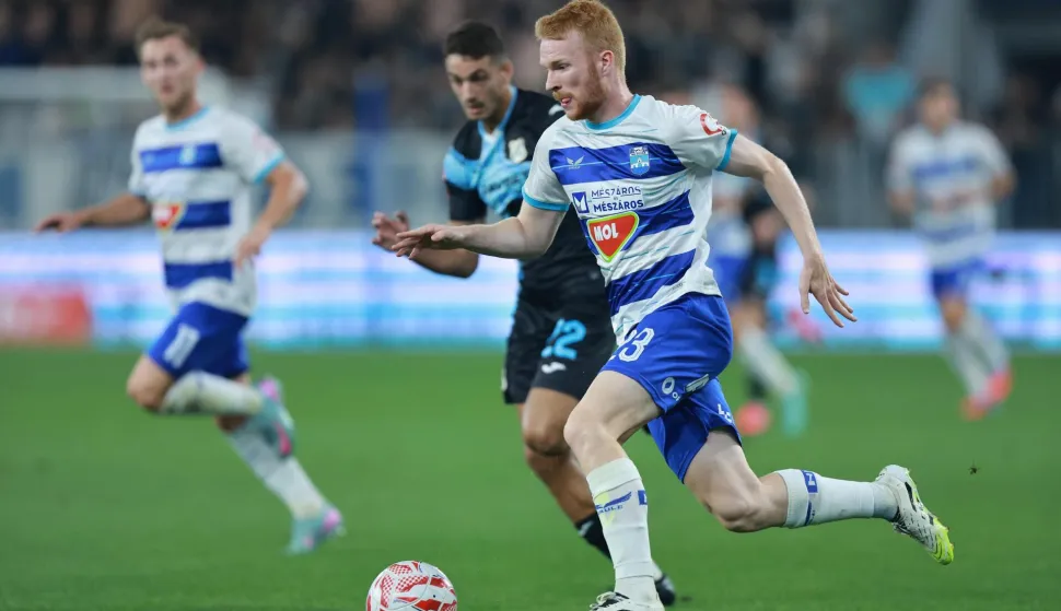 09.08.2025., stadion Opus Arena, Osijek - SuperSport HNL, 02. kolo, NK Osijek - HNK Rijeka. Luka Vrbancic Photo: Davor Javorovic/PIXSELL