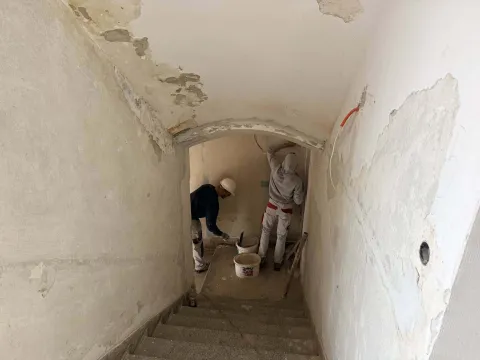 zavr&scaron;na faza obnove Galerije Slavko Kopač Vinkovci, studeni 2025.