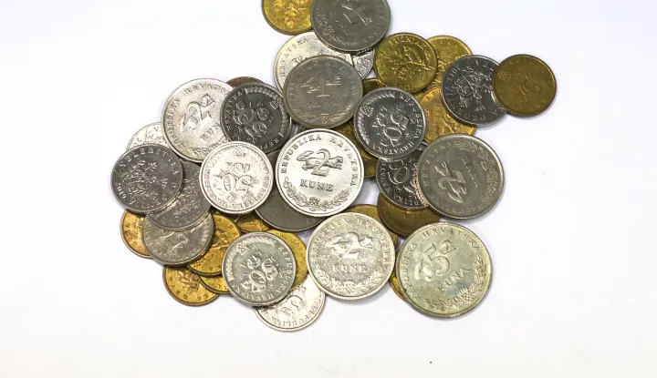 Osijek, 03. 12. 2024., Hrvatska kuna, kune, lipa, lipe, valuta, kovanice, ilustracijaSNIMIO BRUNO JOBST