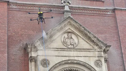 ĐakovoDron pere katedraluStudeni 2025.