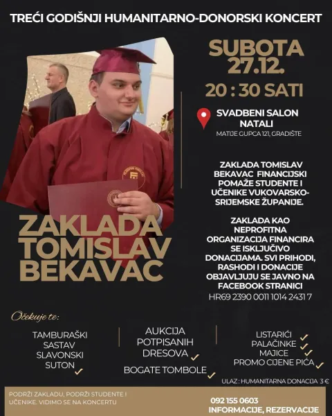 Plakat za koncert Zaklade
