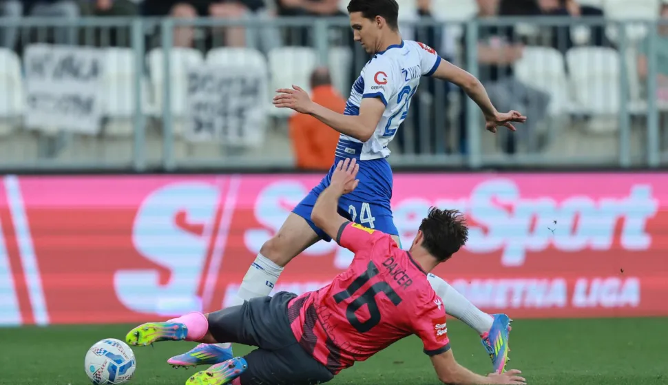 09.05.2025., stadion Opus Arena, Osijek - SuperSport HNL, 34. kolo, NK Osijek - NK Lokomotiva. Filip Zivkovic Photo: Davor Javorovic/PIXSELL