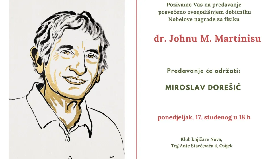 Predavanje posvećeno Johnu M. Martinisuknjižara Nova 2025