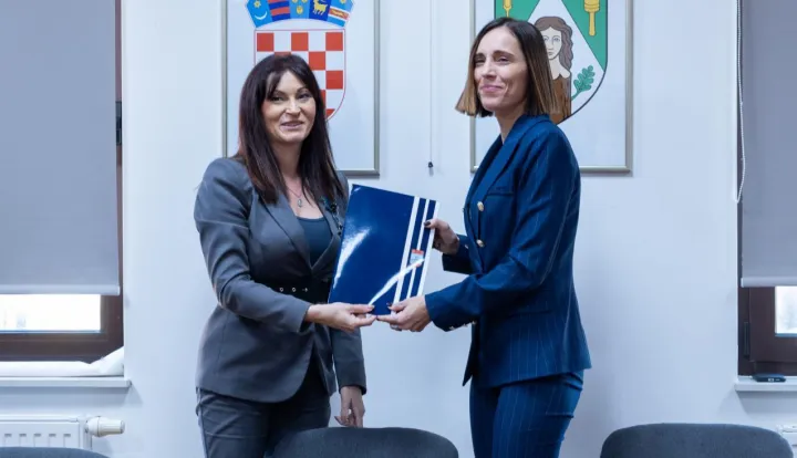 Županica Nataša Tramišak i općinska načelnica Marijana Junušić