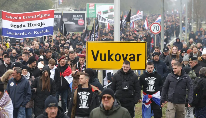 Vukovar, 18. 11. 2024., kolona sjećanja, Vukovar 2024SNIMIO BRUNO JOBST