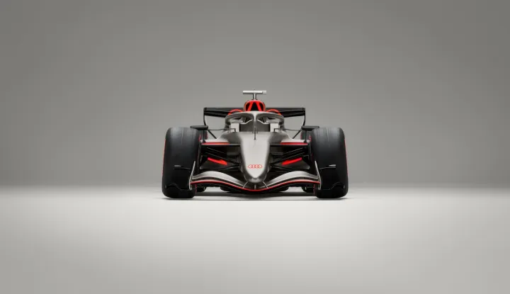 Indoor studio shot, exterior, front view