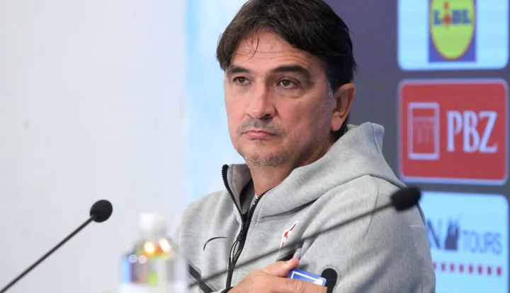 Rijeka,13.11.2025.- Tiskovna konferencija htvatske nogometne reprezentacije. Na fotografiji Zlatko Dali?.