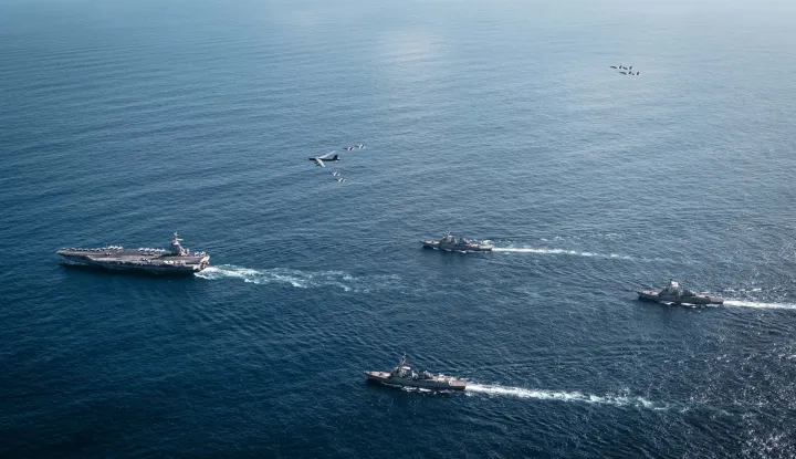 WASHINGTON, 16. studenoga 2025. (Hina/dpa) - Američki nosač zrakoplova Gerald R. Ford, najveći ratni brod na svijetu, stigao je na Karibe, priopćila je u nedjelju američka mornarica, izazvav&scaron;i nagađanja o sljedećim potezima Washingtona protiv brodova u regiji koji navodno krijumčare drogu.