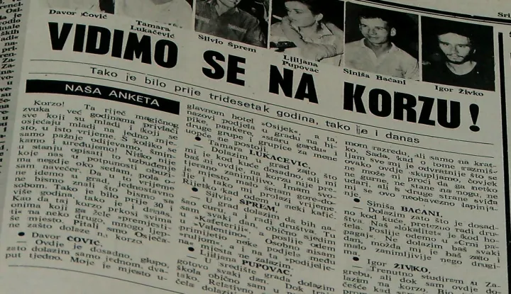 Prvo na korzo, a poslije u Tricu, Tufnu, Valentino...