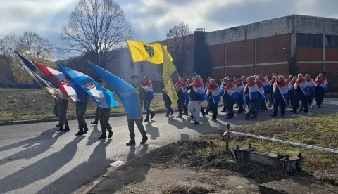 Žrtva Borova naselja za Domovinu, Kolona sjećanja