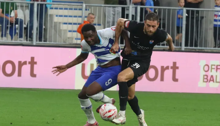 Osijek, 14. 09. 2025, Opus Arena, nogomet, Osijek - Vukovar 1991, SuperSport HNL 25/26. Toure Fode Yannick (9).snimio GOJKO MITIĆ