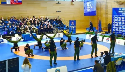 Osječki specijalci na otvaranju europskog policijskog prvenstva u hrvanju