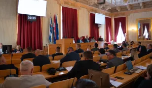 Osijek, 07. 10. 2025., Sjednica Gradskog vijećasjednica; gradsko vijeće; vijećnik; vijećnici