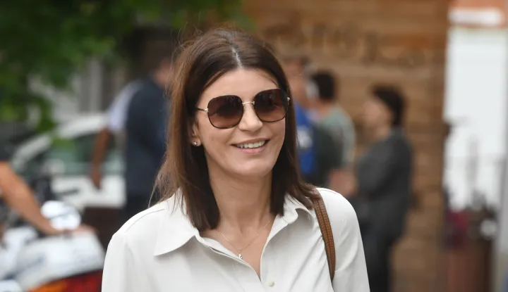 13.06.2024., Knin - Josipa Pleslic dolazi u crkvu Sv.Ante u Kninu. Photo: Hrvoje Jelavic/PIXSELL