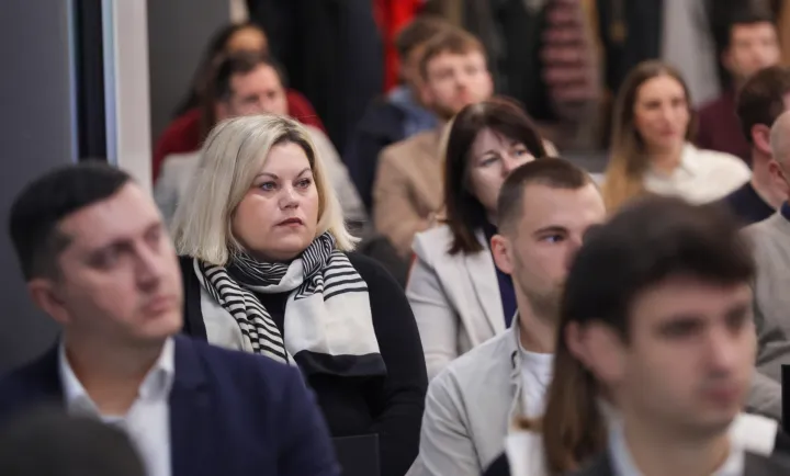 Zagreb, 25.11.2025.- Konferencija "Smjena generacija u hrvatskim tvrtkama: Tko preuzima kormilo?" u organizaciji Centra za politiku razvoja malih i srednjih poduzeća i poduzetni&scaron;tva, na kojoj je predstavljeno Business Transfer Barometar 2025., istraživanje o tome koliko je domaćih tvrtki uspje&scaron;no pro&scaron;lo kroz prijenos vlasni&scaron;tva, koliko ih se ugasilo te koji su bili najče&scaron;ći razlozi neuspjeha.foto HINA/ Admir BULJUBA&Scaron;IĆ/ abu